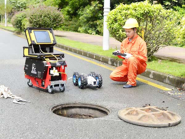 隆子管道机器人检测